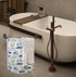 19.7" Round Laundry Basket - Laundry Hamper with Handles, Toys Storage Organizer Gift Bins for Boys and Girls