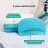 oogiebear Cradle Cap Brush Kit for Babies Gentle and Safe Scalp Massage Care with Sponge, Brush, and Comb for Newborns