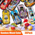36 Pack Mini Die-Cast Race Cars - Pull Back Toy Vehicles Bulk for Boys Girls 3-5 Years Old