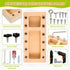 SANANT Set 3 4 5 Montessori Screwdriver Board with Electric Drill, Wooden Montessori Busy Board Toys Screw Driver