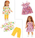 18 inch 5 Sets 2 18 Inch BARWA Doll Clothes and Accessories Clothes Dress Outfits with Pairs Shoes for Dolls