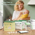 90 Count Detergent Tablets for All Brands Baby Bottle Washers, Gentle Formula Baby Bottle Washer Tablets with Storage