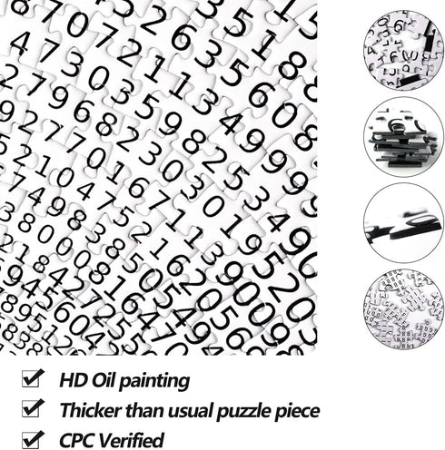 Bgraamiens Puzzle - p Day Puzzle - The Mystical p Puzzle - Hard Unique Round Numbers Puzzle for Adults