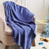 CREVENT 30"X40" Lightweight Fuzzy Plush Baby Blanket for Boys, Infant Toddler Newborn Crib Cot Stroller - Blue Dinosaur