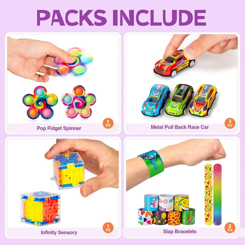 AMROANZ 4-8,8-12,146pcs Party Favors for Kids Treasure Box Toys for Classroom,Classroom Prizes,Treasure Chest