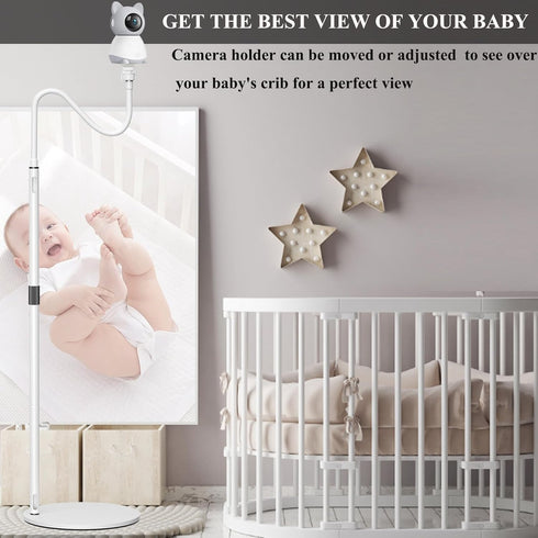 JAMYOK 2S/5S/6T, 1T, BM101-M, P2Q/ B2, Momcozy BM01/BM03/BM04/BM02, Telescopic Baby Monitor Floor Stand for BOIFUN Baby
