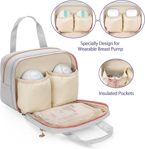 Set Damero Breast Pump Bag & Accessories with Mat