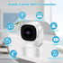 Yuyotrre 3MP 2K Setup, Baby Monitor Wi-Fi Indoor Pan/Tilt Security Camera with Night Vision, Two-Way Audio, Motion