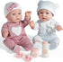Enjoyin 12'' Twins Baby Doll Playset with Accessories Includes Boy and Girl Dolls,