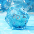 Single Liquid core D20 Dice-22MM 20 sideds Resin Sharp Edged Resin Dice