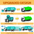 Garbage Truck Toys, Fubarbar 1:43 Bruder Tonka Trash Trucks Model for Boys, Metal Diecast Waste Management Toy (Blue)