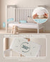 Yoofoss Waterproof Crib Mattress Protector, Quilted Pad Cover, Ultra Soft, Machine Washable for Standard Crib