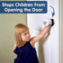 4-Pack Childproof Door Knob Covers, Easy to Install Safety Covers for Kids, Reusable, White