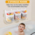 2 Pack Bath Toy Storage Bag, Bath Toy Hanging Organizer Net, Bath Toy Mesh Bag, Storage and Sorting Of Toys, Ideal for Bathroom Organizer