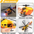 CSDCSD 3 4 5 6+ Rescue Transport Helicopters Kids Toys,Helicopters Toy with Crane and Transport Racks,Gifts for Age
