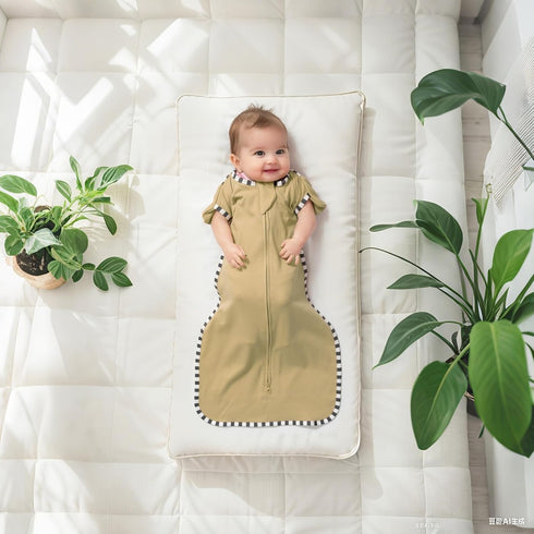 DONOMILO 2-Pack Set, Baby Transition Swaddle Breathable Infant Sleep Sack, Soft Swaddling Sack for Boy Girl