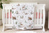 SqtmuHLuo 60x80inch Animals Blanket for Boys Girls Bear Deer Rabbit Hedgehog Owl Squirrel Soft Baby Receiving Blanket