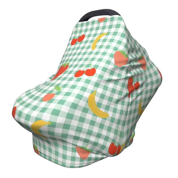 Schgap Cute Fruits Car Seat Cover for Baby Nursing Cover Breastfeeding Baby Carrier