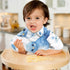 GOODOLD Set 2 Pack Blue Birds Muslin Baby Burp Cloths - Super Absorbent and Soft Burping Rags - Cotton Burp Clothes