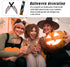Knife Prop, 2 PCS Halloween Plastic Fake Knife, Realistic Looking Prank Toy for Halloween Decoration