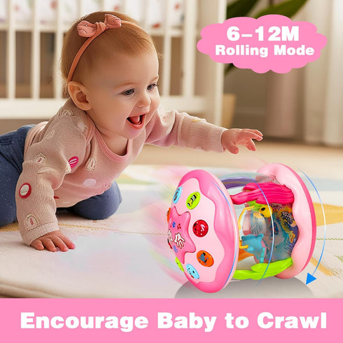 6-12 1 2 6 7 8 9 10 11 12 Avesa Baby Toys Months Girl Gifts: Babies Ocean Rotating Light Up Musical Toys for Toddlers
