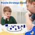 aikkmzy 24 Magnetic Chess Game with Stones, Piece Magnet Game with String for Kids & Adults, Puzzle Strategy Board