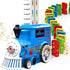 chikro Domino Train Toys Games for Kids - Automated Dominoes-Placing Model Train for
