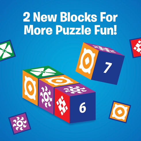 Uzzle 3.0 Expansion Block Puzzle Board Game for Adults & Kids, Expert-Level Challenges, Requires Uzzle Base Game