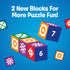 Uzzle 3.0 Expansion Block Puzzle Board Game for Adults & Kids, Expert-Level Challenges, Requires Uzzle Base Game