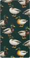 Mazeann Birds Mallard Ducks Crib Sheets Soft Breathable Fitted Cotton Baby Crib Sheets