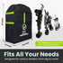 V VOLKGO Large Stroller Bag for Airplane, Large Cover for Airtravel, Jogger & Umbrella Stroller Cover for Travel - Fits