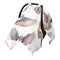 Mazeann Owl Birds Watercolor Car Seat Cover Baby Breathable Soft Infant Carseat Covers