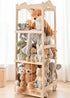 KUQAZ Stuffed Animal Storage - 3 in 1 Wooden Stuffed Animal Organizer with