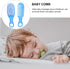 Set 2 Sets Brush and Comb for Newborns and Infants, Soft Nylon Bristles, Gentle Scalp Massage, Suitable for Sensitive
