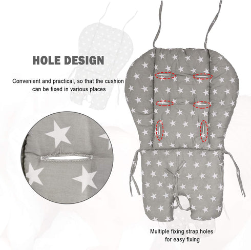Tuciyke High Chair Cushion,High Chair Pad,Baby High Chair Seat Cushion Liner Mat Padding Cover Protection Pad for Baby