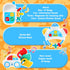 5PCS 0-18 Baby Sensory Toys - Baby Rattle Teething Toys Kits with Music, Infant Newborn Montessori Toys for Boys Girls