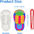 ZAKVOOR Shoelace Threading Teaching Toys - Learn to Tie Shoelaces for Kindergarten Early Educational Rope