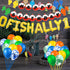 155 Pcs O Fish Ally 1 Birthday Party Decorations, Gone Fishing Balloon Garland Kit, and Cake Cupcake Topper