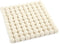 Glaciart One Wool Felt Balls, 100 Pieces Handmade Felted Pure White Color, 2.5 Centimeters - Bulk Small Puff for Felting