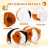 Mushplushies Guinea Pig Stuffed Animal, Cute Guinea Pig Plush for Kids, Realistic Stuffed Animals Small Live Animals