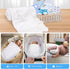 Runeaoys Communion Baptism Christening Easter First Gifts for Girls Boys Baby Blanket White Lace Knitted Crochet Towel
