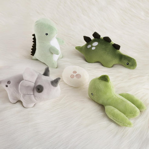 3-Mode Dinosaur Crib Mobile Grey and Green Dino Baby Crib Mobile with Music Box, Jurassic Dreams Baby Mobile for Boys