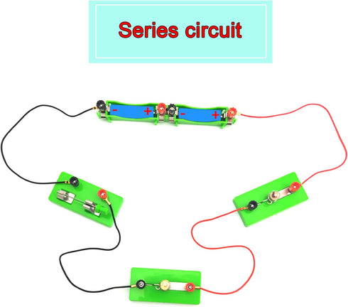 EUDAX Electricity Experiment Set, Physics Science Lab Learning Circuit Kit for Kids Junior Senior High School Students