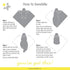 2 Pack 47 47-inch BreathableBaby Active Swaddle Blanket & Wrap Narwhal and Gold Dots, Lightweight Premium Activewear