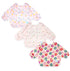 3 Pcs Long Sleeved Baby Bib Set | Waterproof Bibs with Pocket Bundle | Toddler Smock Bib 6-24 Months