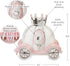 Ceramic Princess Carriage Piggy Bank for Baby Girl Room Decor
