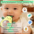 Baby Rattle Teething Toys Silicone Avocado Teething Mitten Sensory Toys for Grasping Chewing Sucking Hearing Needs-Baby