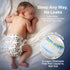 BubblePanda 4, Count 72) Overnight Diapers, Baby Diapers Nighttime Protection with Dual Absorbent Core, Wider Absorbent
