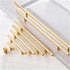 XINHUIPART 128mm) Cabinet Drawer Handle Large Handle Modern Minimalist Kitchen Furniture Cabinet Drawer Handle Gold