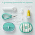 Set Frida Baby Grooming Kit | Baby Essentials Gift Includes Finger Brush with Storage Stand, Hair Brush with Case